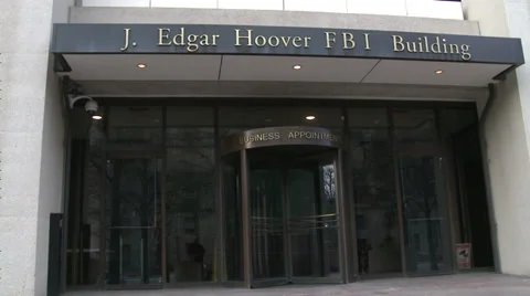 FBI Building (Front shot) Stock Footage 37288478