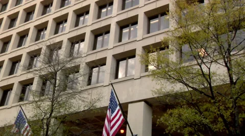 FBI Building Washington DC Stock Footage 38877709