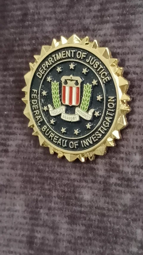 FBI Department of Justice Emblem / Crest | Stock Video | Pond5