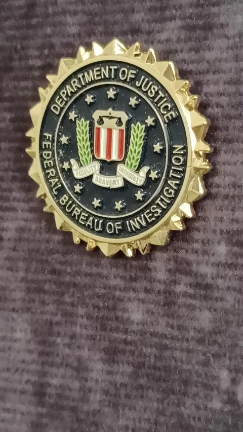 FBI Department of Justice Emblem / Crest | Stock Video | Pond5