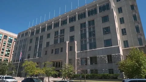 The FBI Washington Field Office building Stock Footage 345299669