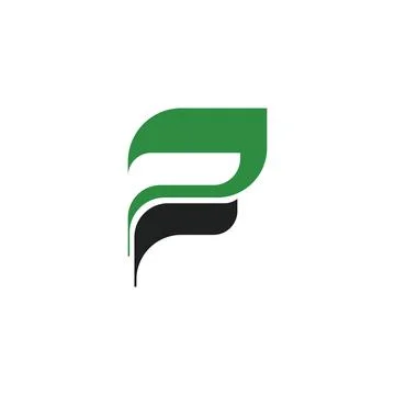 Fc and cf letter logo design template Stock Illustration