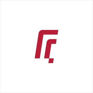 Fc and cf letter logo design template Stock Illustration