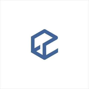 Fc and cf letter logo design template Stock Illustration