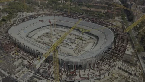 FC BARCELONA STADIUM WEST SIDE 動画素材 285790775