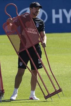 FC Barcelona training session ahead of La Liga match, Majadahonda Madrid, Spain  Stock Photos
