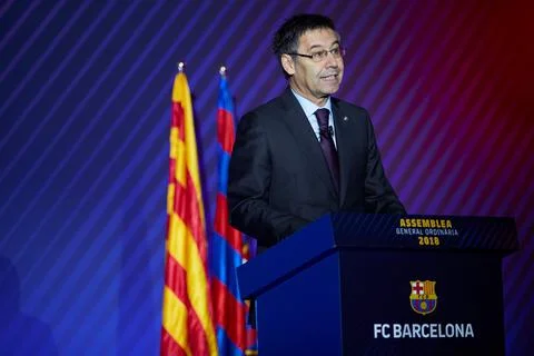 FC Barcelona's Commitment Assembly, Spain - 20 Oct 2018 Stock Photos