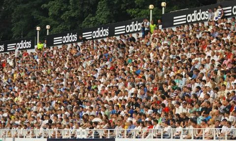 FC Dynamo Kyiv team supporters Foto stock
