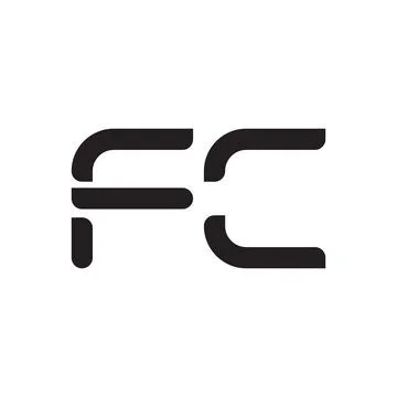 Fc initial letter vector logo icon Stock Illustration