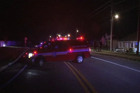 FD blocking road Video stock 822409