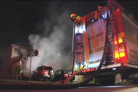 FD opening back of truck Video stock 839783