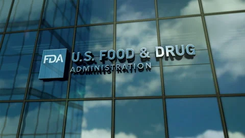 FDA Administration  glass building concept Vídeos de archivo 266881190