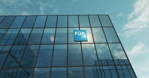 FDA Administration  glass building concept Vídeos de archivo 266881876
