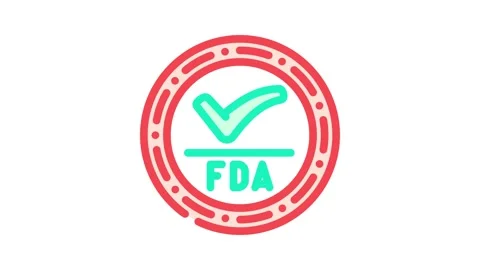 Fda approved color icon animation Stock Footage 327256241
