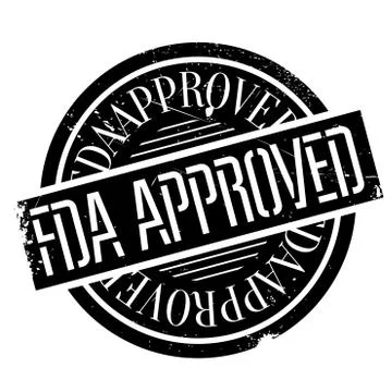 Fda approved stamp Stock Illustration