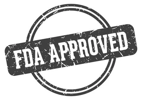Fda approved stamp Stock Illustration