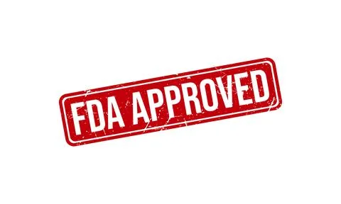 FDA Approved Stamp Seal Vector Illustration Stock Illustration