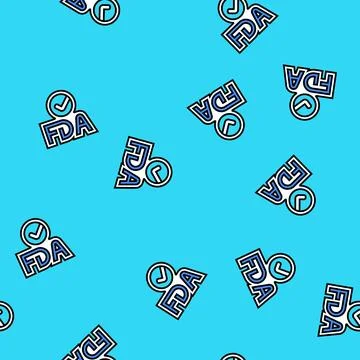 Fda approved vector seamless pattern Stock Illustration