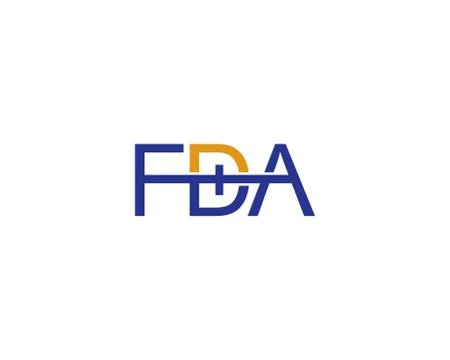 Fda letter logo Stock Illustration