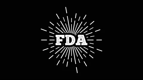 Fda sunburst design animation. Stock-Footage 229661135