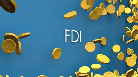 FDI cost increasing animation. Video stock 106875274