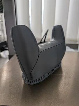FDM 3D Printed Prototype on Build Plate Stock Photos