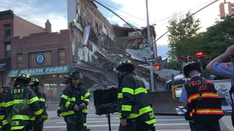 FDNY Field Command Unit works at chaotic... | Stock Video | Pond5