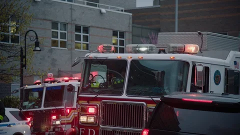 FDNY Firemen With Masks Video stock 128921640
