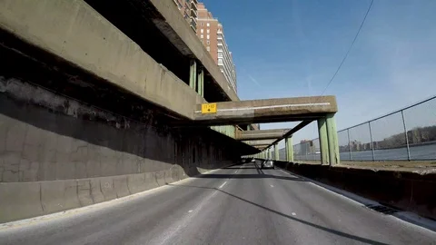 FDR 96th St and Up Timelapse 4K Stock Footage 102481474