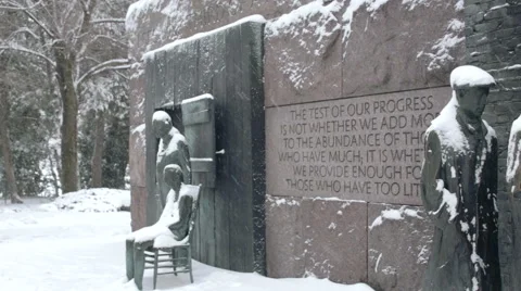 FDR memorial Stock Footage 49850979