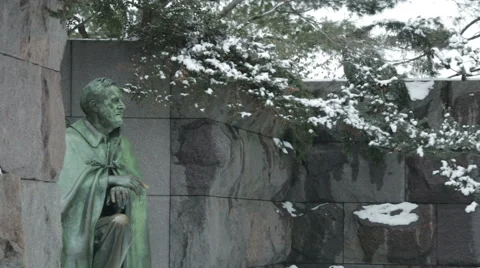 FDR memorial Stock Footage 49861593