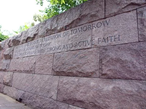 FDR Memorial Stock Photos