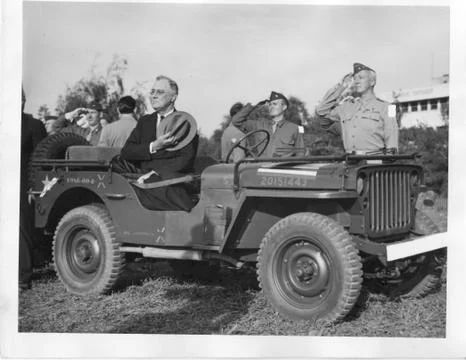 FDR in Morocco Foto stock