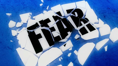 Fear crumbles Stock Footage 30461375