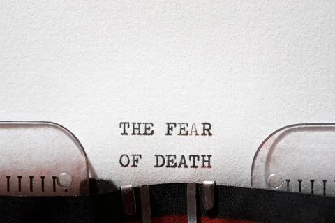 The fear of death phrase Фото