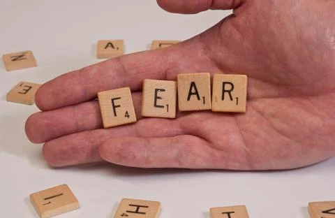 Fear in Hand Stock Photos
