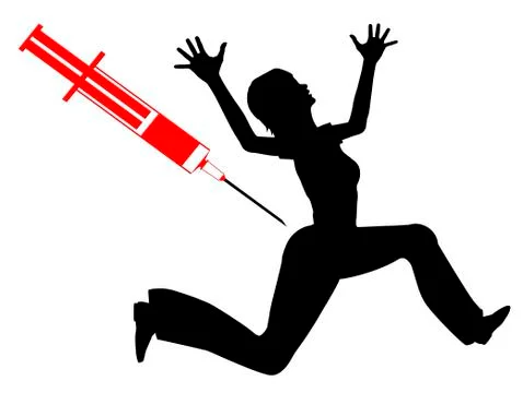 Fear of Needles Illustrazione stock