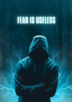 Fear Is Useless Stock Illustration