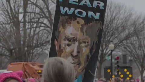 Fear Won - Womens March Stock Footage 81252975