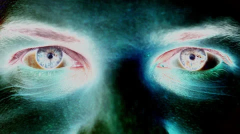Fearful eyes Stock Footage 22637124