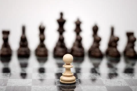 The fearless warior. Stock Photos