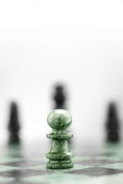 The fearless warior. Stock Photos