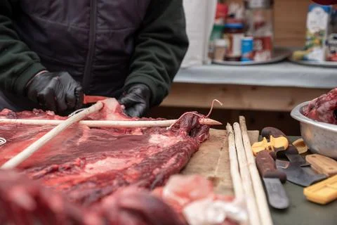 Feast Preparation Foto stock