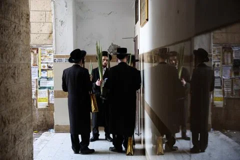 Feast of Tabernacles preparations in Jerusalem - 05 Jun 2024 Stock Photos