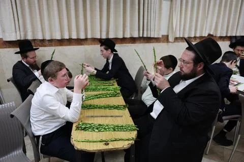 Feast of Tabernacles preparations in Jerusalem - 05 Jun 2024 Stock Photos