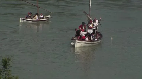 Feast of Tarasque in Provence Stock Footage 52964814