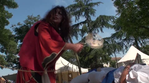 Feast of Tarasque in Provence Stock Footage 52964887