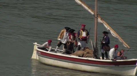 Feast of Tarasque in Provence Stock Footage 52964980