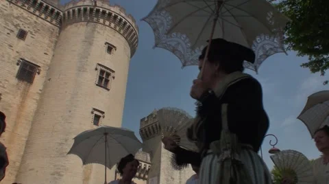 Feast of Tarasque in Provence Stock Footage 52965139