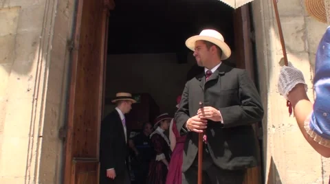 Feast of Tarasque in Provence Stock Footage 52965281